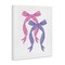 Stupell Industries Pink and Purple Double Bow Canvas, design by Krissy Mast